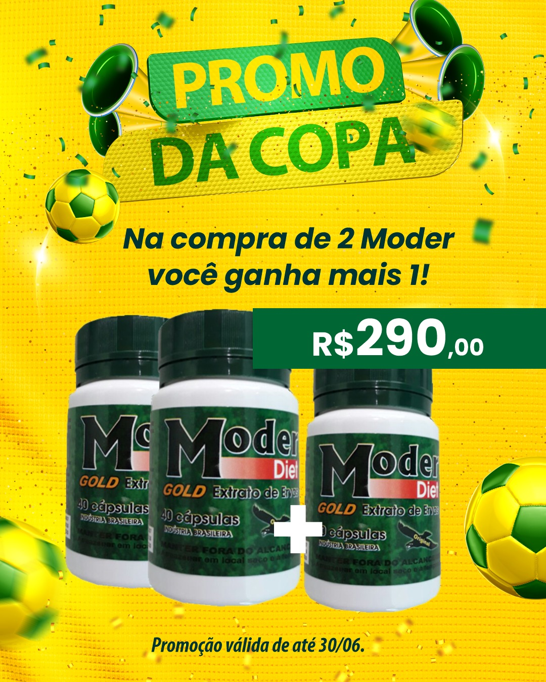 Promoção da Copa Moder Gold